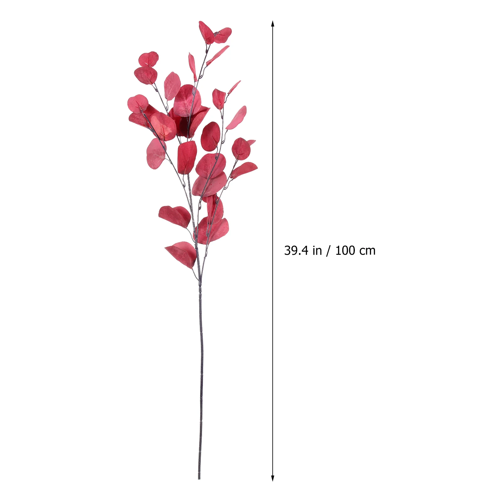 

2 Pcs Artificial Plant Leaves Plants Indoor Stems Faux Eucalyptus Wedding Decorations for Leaf Prop The Flowers