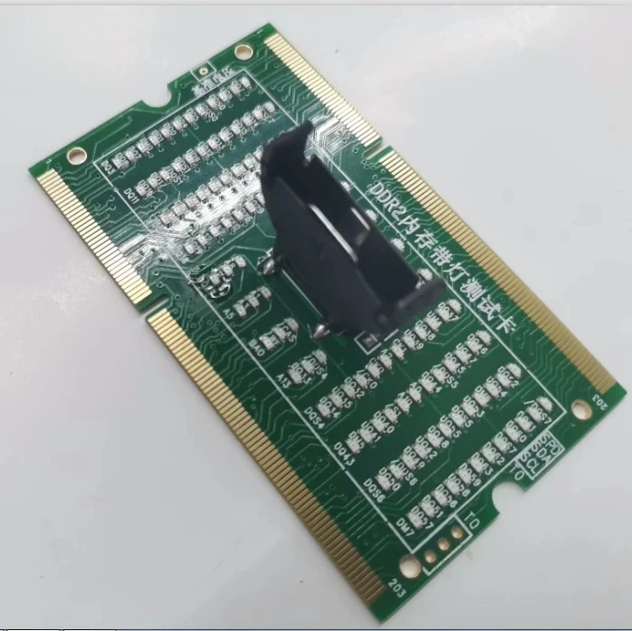 DDR2 Notebook Memory LED Indicator Dummy Load Test Board Laptop RAM Slot Troubleshooting Fixture For Mainboard Maintenance