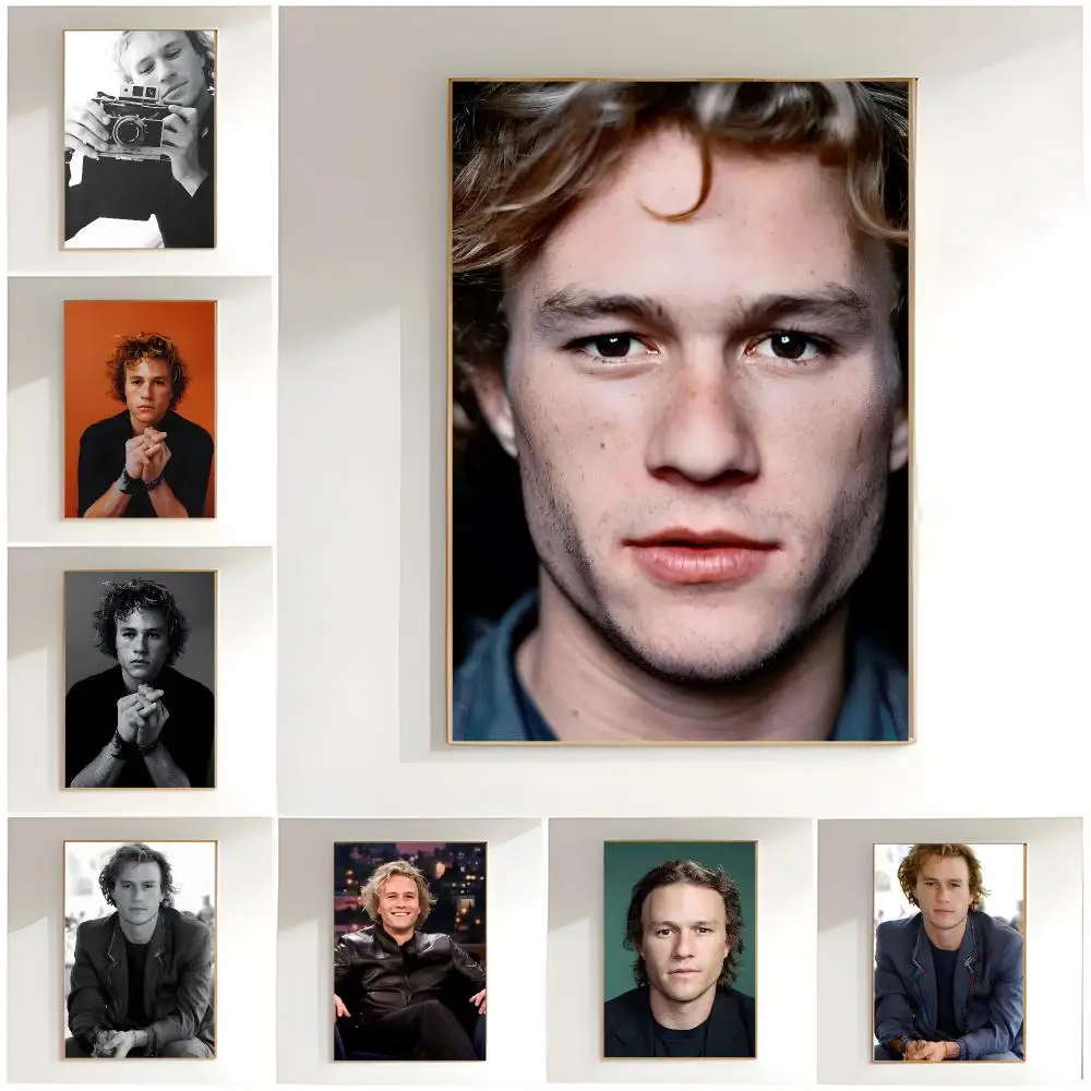 Classic Movie H-Heath Ledger Poster Classic Wall Art  Home Decor  Peel and Stick Unframed view 2