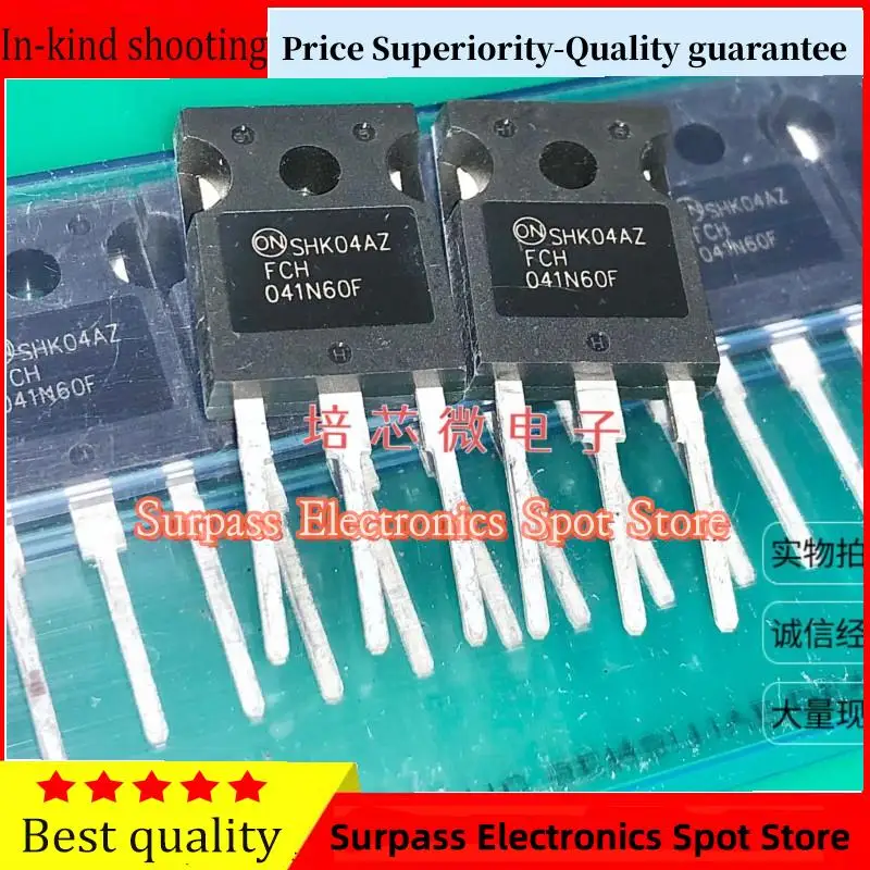 

10PCS-100PCS FCH041N60F FCH041N60E 76A/600V Price Superiority-Quality guarantee
