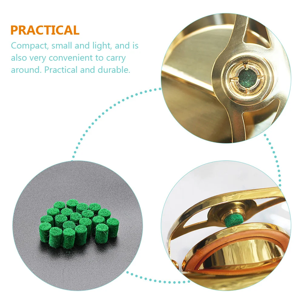 

20pcs Saxophone Felt Column High-Grade Durable Bumper For Sax Parts Repair Tool Accessory Alto Saxophone Case Maintenance