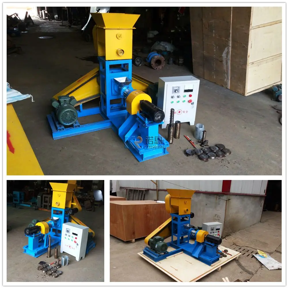 Commercial Fish Feed Floating Machine Chicken Feed Floating Fish Feed Mill Pellet Extruder Machine Pet Food Processing