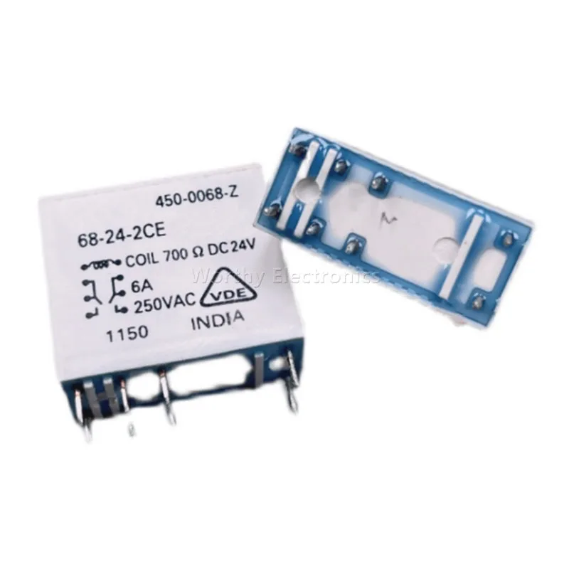 

Free shipping 10pcs/lot OEN 450-0068-Z DC24V 68-24-2CE 24V8PIN Relay