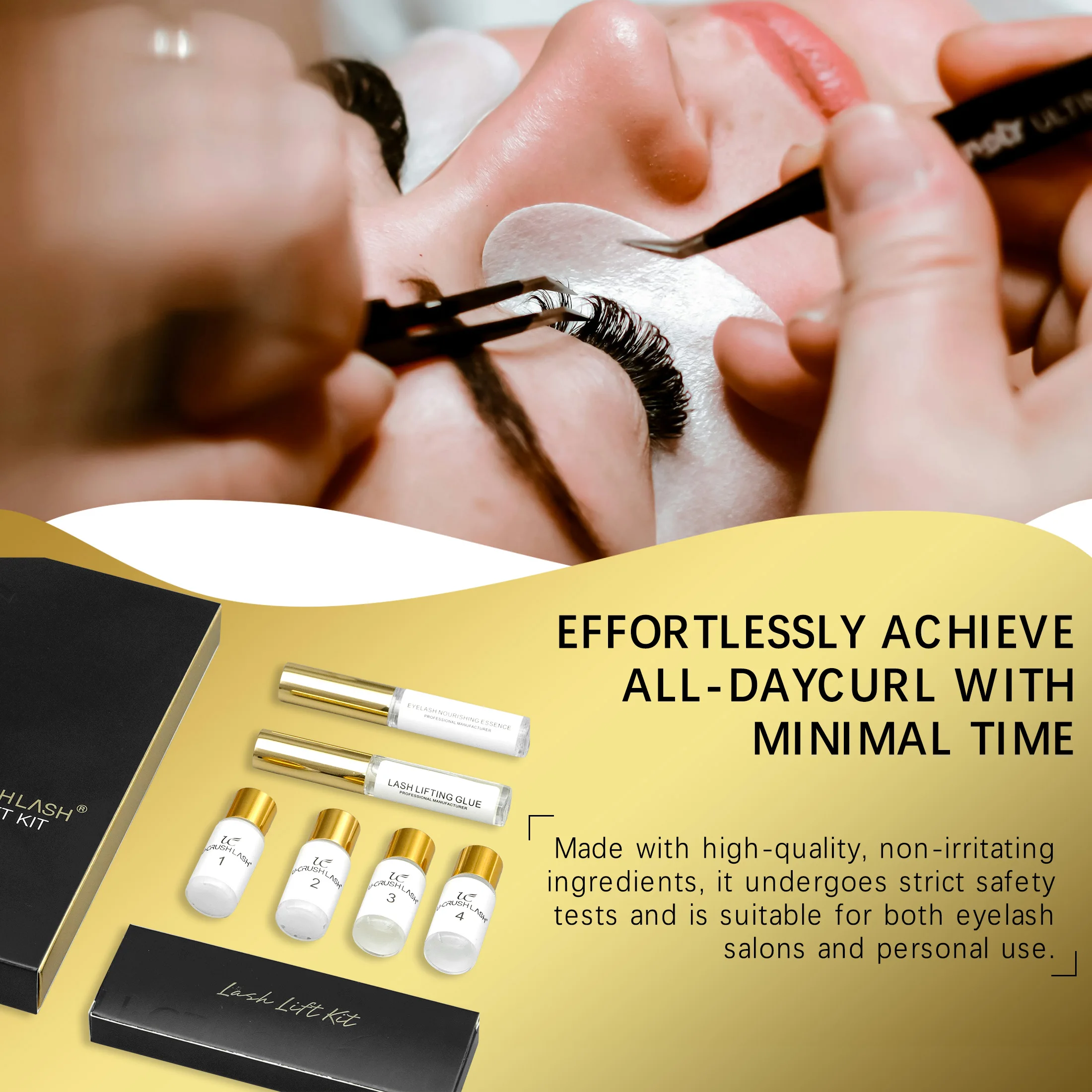 래쉬 리프트 키트 리프팅 속눈썹 강화제 리프팅 키트 살롱 래쉬 펌 아이 메이크업 친구를 위한 선물