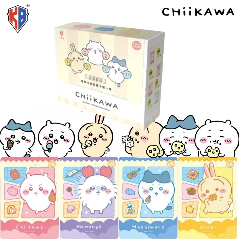 

KABAO Chiikawa Cards Vitality Moment Nanka Chiisakute Kawaii Yatsu Official Genuine Anime Peripheral Collectible Toy Gift
