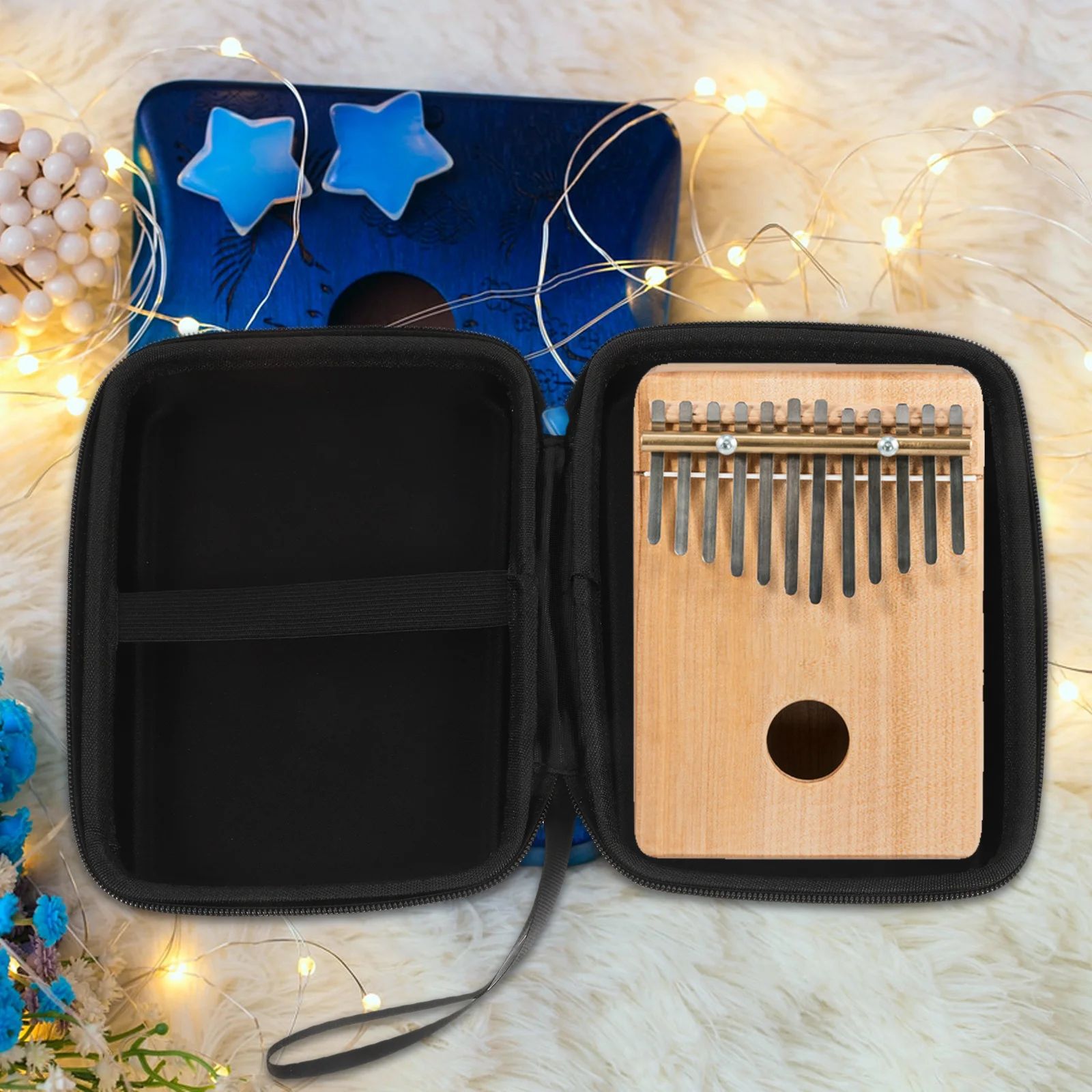 Étui pour Kalimba pour Piano à pouce, 1 pièce, support de rangement de protection Portable, accessoire d'instrument de musique Durable, fournitures Kalimba