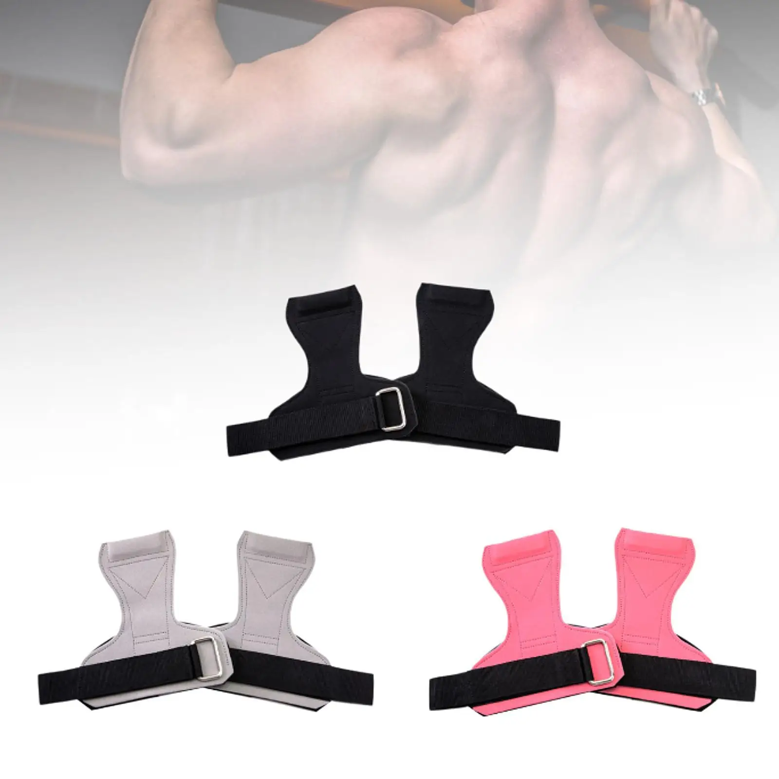 Weight Lifting Booster Belt Gym Grip Pads for Weightlifting Gymnastics