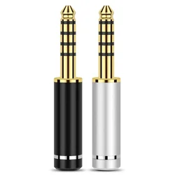 4.4 salda gniazdo Audio dla NW-WM1ZA 4.4mm wtyczka gniazda słuchawkoego 5 polak DIY druciana złącze zestaw słuchawkowy hi-fi metalowy Adapter pozłacane miedzi