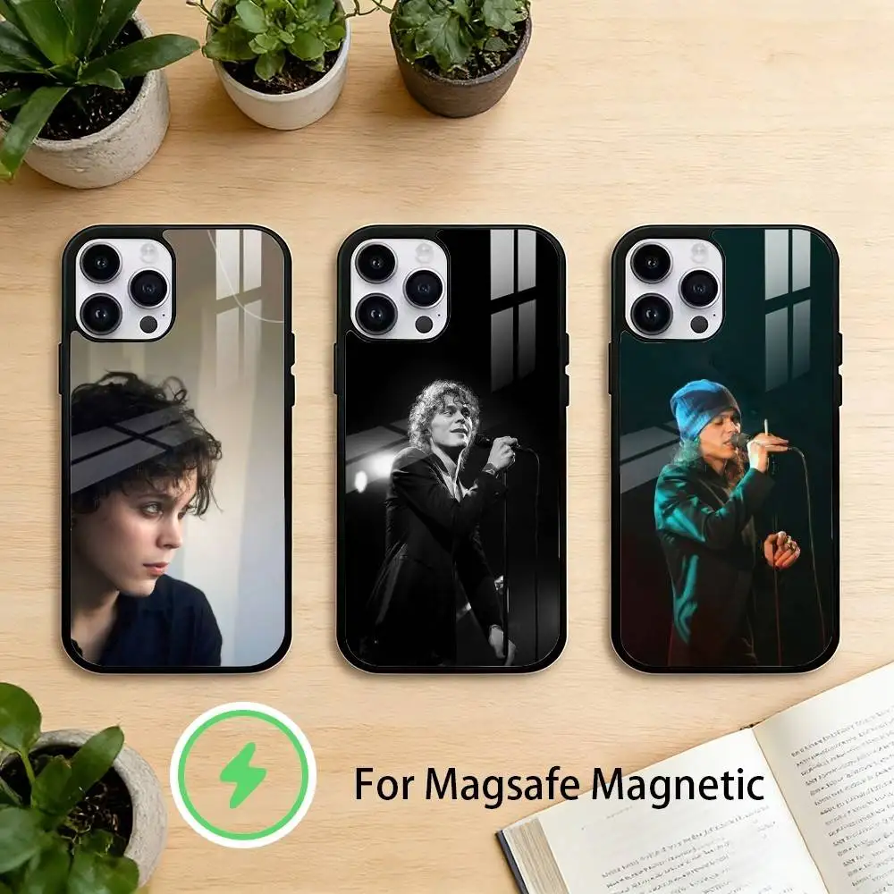 

V-Ville Valo Finnish vocalist Phone Case For iPhone 17,16,15,14,13,12,Plus,Pro,Max For Magnetic Wireless Charge