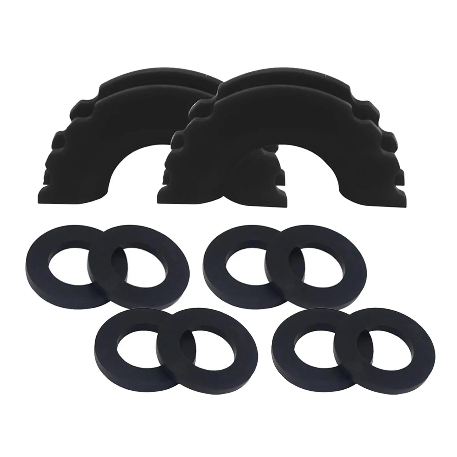 Copertura protettiva con manopola in gomma isolante con grillo ad anello a D nero per supporto ruota di scorta con gancio per rimorchio fuoristrada