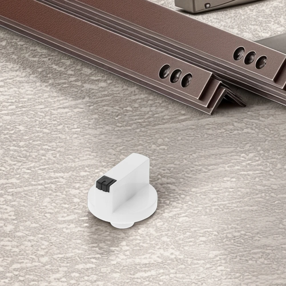 

6pcs White Appliance Control Knobs Universal Replacement Rotary Safety Knobs For Gas Range Oven Stove Water Heater Durable