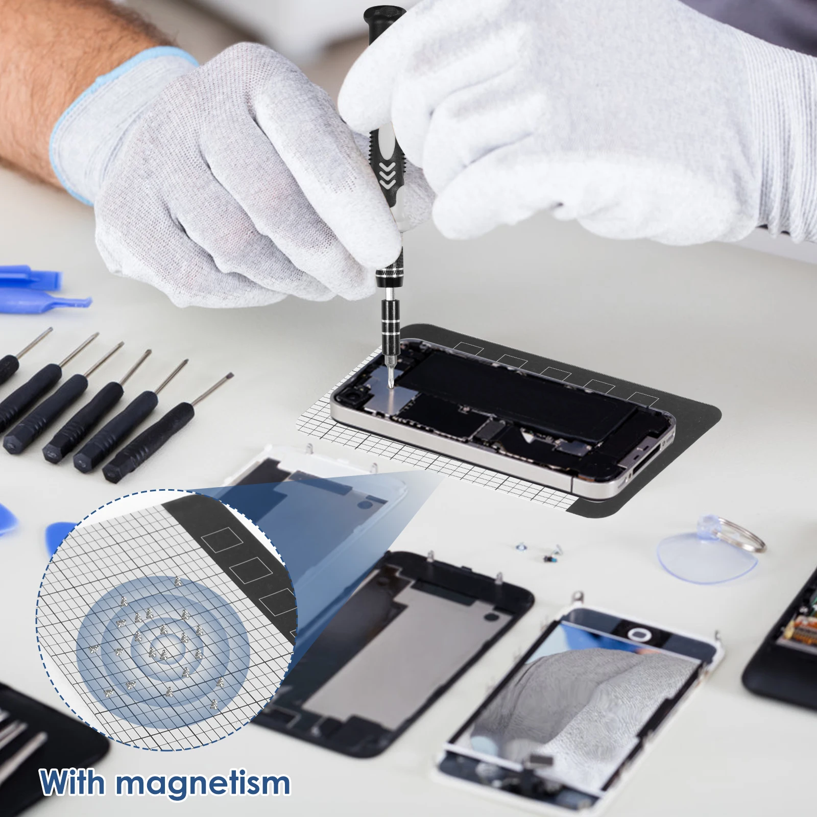 117 في 1 طقم مفك براغي ميكانيكي دقيق مجموعة أدوات صغيرة مع أدوات إصلاح لقم Triwing Torx لأجهزة الكمبيوتر المحمول Macbook PC Xbox Phone #2