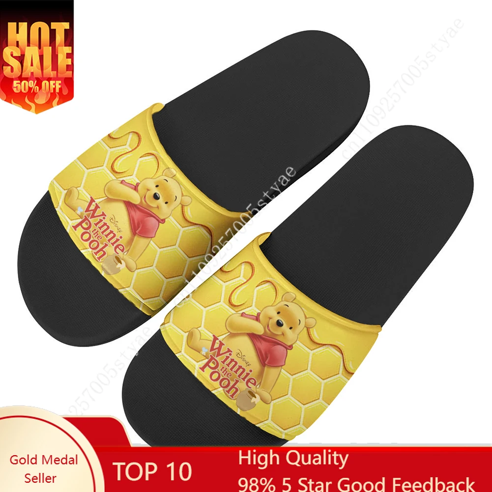 

Disney Winnie The Pooh Sandals Home Slippers Water Shoe Mens Womens Fashion Bathroom Beach Swimming Pool Shoes Custom Slipper
