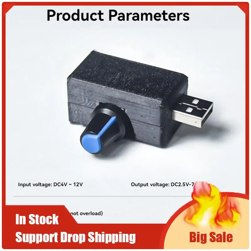 Лучшие предложения 5 В USB-контроллер скорости вентилятора Модуль регулирования напряжения Контроллер скорости двигателя Интерфейс USB-A DIY Переключатель управления радиатором