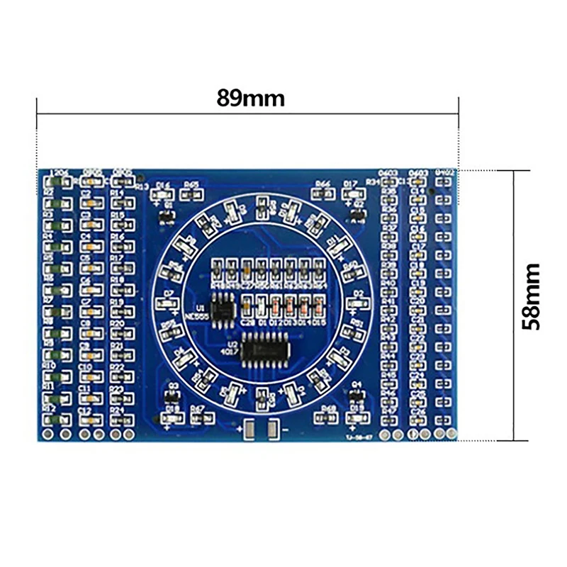 SMD Advanced Full Patch Welding Practice Board Электронные компоненты Тренировка навыков SMT PCB Комплект для практики сварки