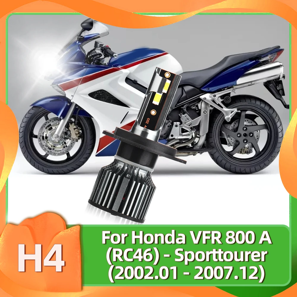 

1PC Moto Bulb H4 Hi Lo Beam For Honda VFR 800 A (RC46) - Sporttourer 2002 2003 2004 2005 2006 2007 Replace Motorcycle CSP 7500LM