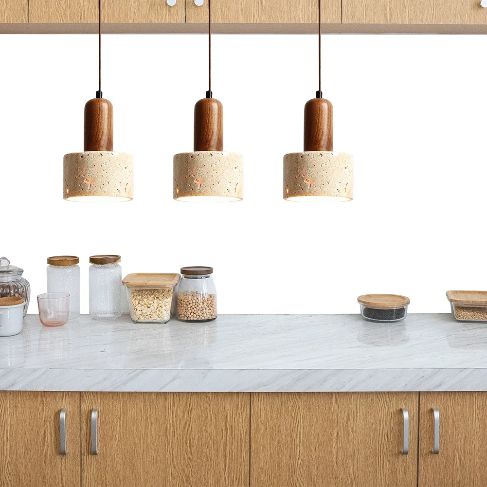 

Japanese Pendant Light Decorative Simple Droplight Modern Bedside Cement Pendant Lamp Creative for Living Room Bedroom