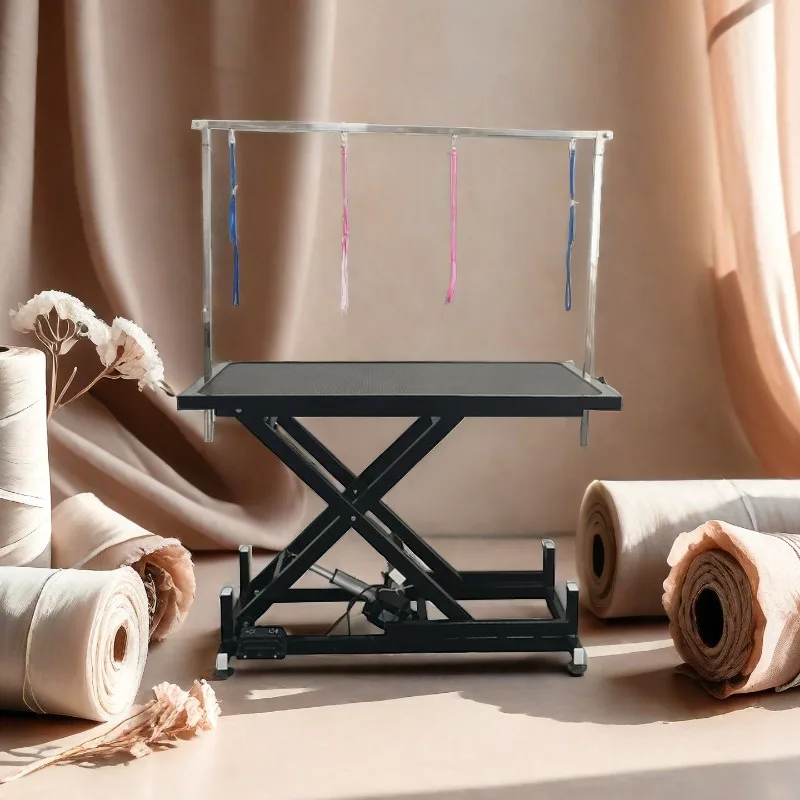 

Professional Heavy Duty Hydraulic Pet Grooming Table, Low Height Electric Lift For Grooming Salons & Large Breed Dogs,Pet Use