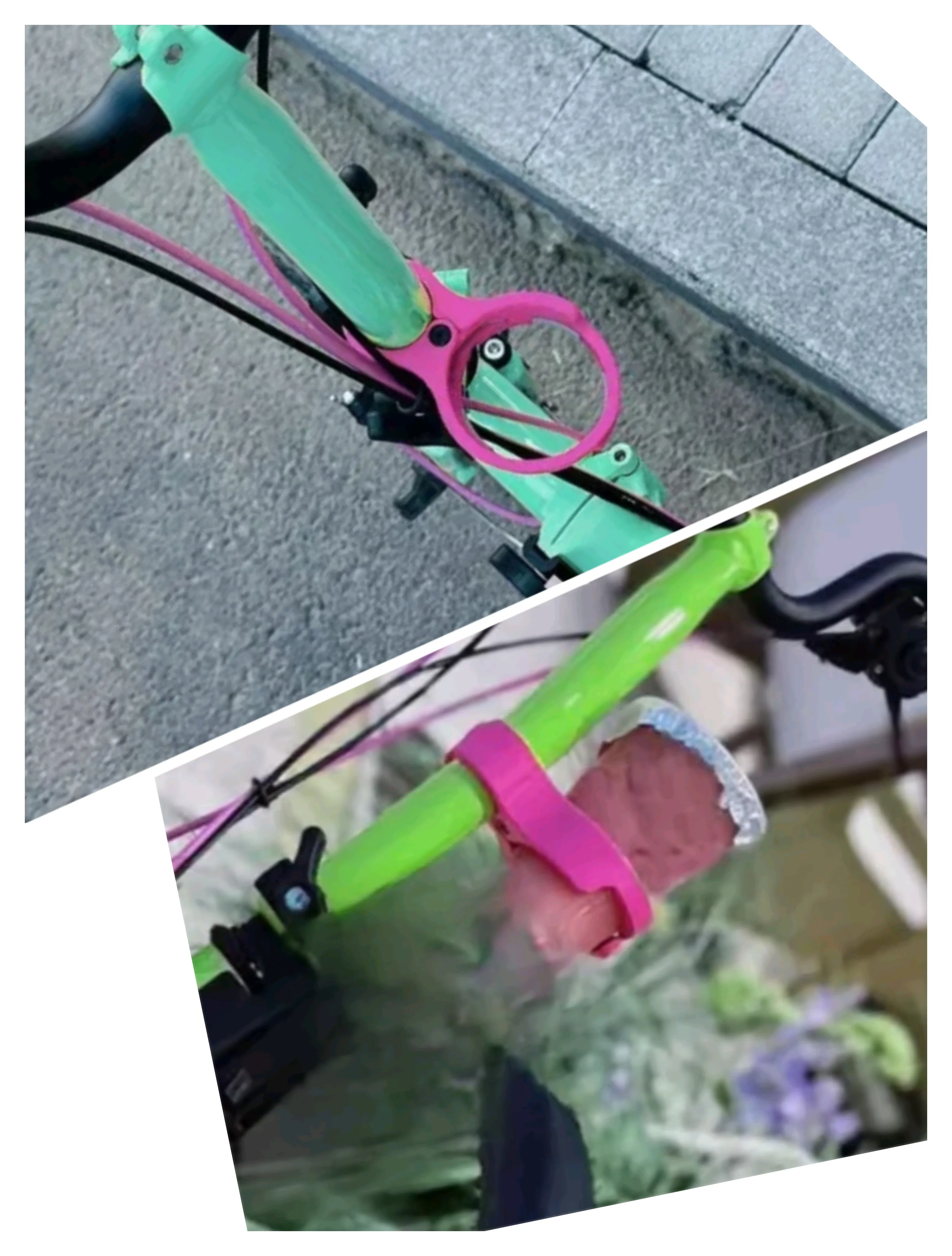 Portavasos antideslizante para bicicleta – café y botellas - imagen 2