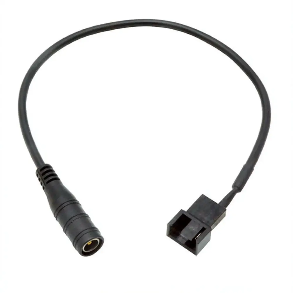 Cooling Fan Power Adapter Wire DC5521 Female To 4Pin PWM Connector 12V Cord For PC Desktop Computer Case Cooling Parts