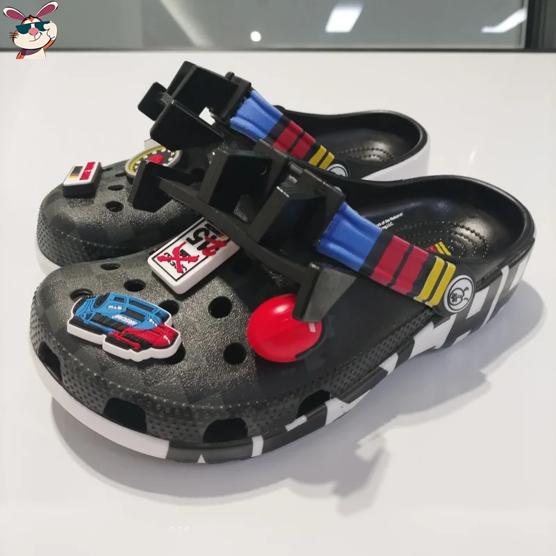 

Racing Themed Leisure Outdoor Cave Shoes Sandals Children's Slippers Summer Parent Child Beach Shoes Anti Slip Wear-Resistant