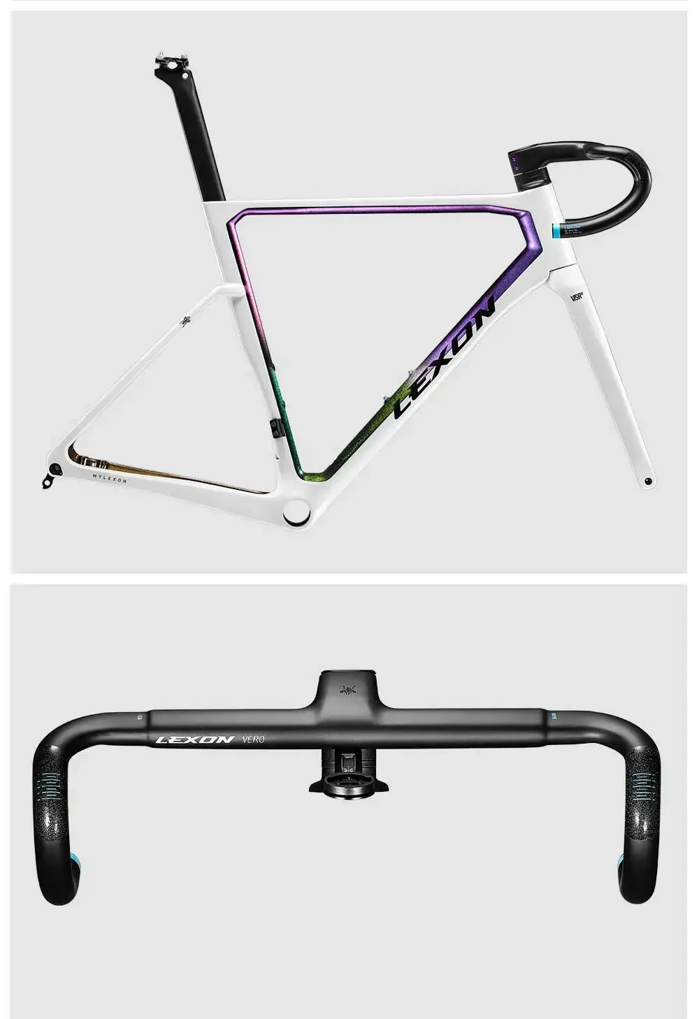 Lexon VISRT Carbon Frames Road Bike Frame Disc Brake Full Inner
