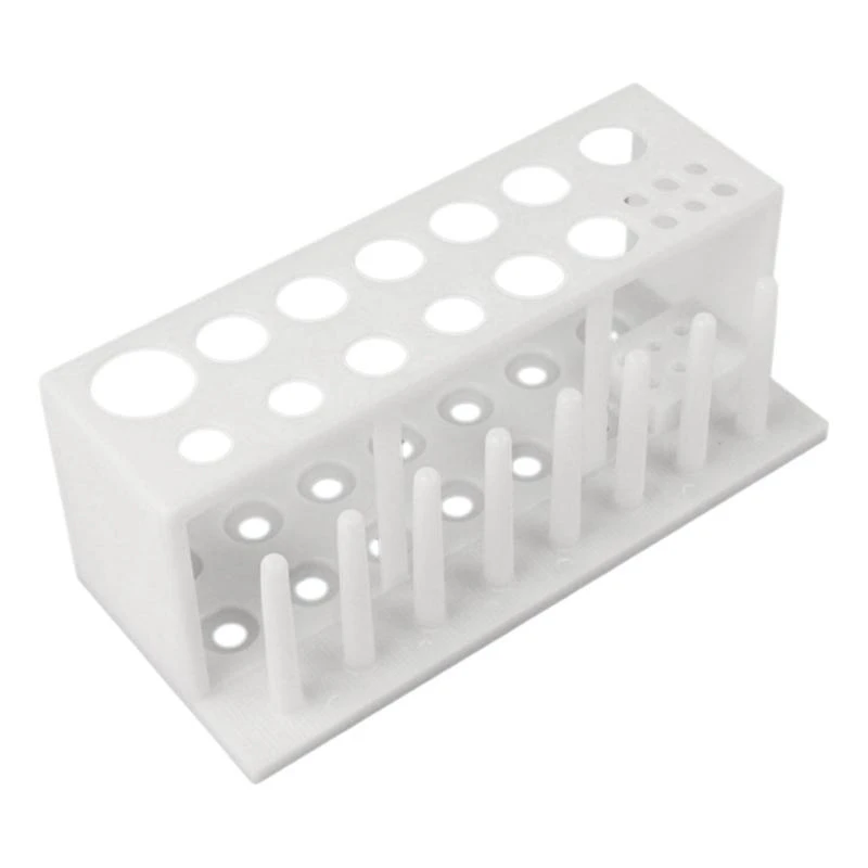 DXAB Test Tube Holder with 27 Slot Test Tube Display Stand Drying Rack 225x100x90mm
