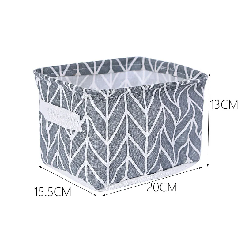 16x20cm Folding Laundry Basket For Kids Toy Sundries Books Dog Toys Organizer Basket Storage Box Clothes Storage Bag