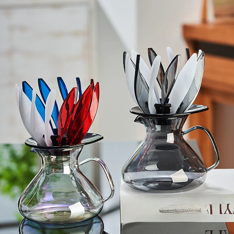 

Newly upgraded DIY Water Lily Coffee Filter Drip Hand Brew Coffee Filter Coffee Dripper Lotus Leaf Spiral Rib Design