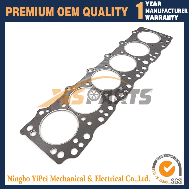 41-056-0 DB58 6BD1 head gasket Compatible with Doosan Daewoo DB58T DB58TIS Engine DH225-7 DH258-7