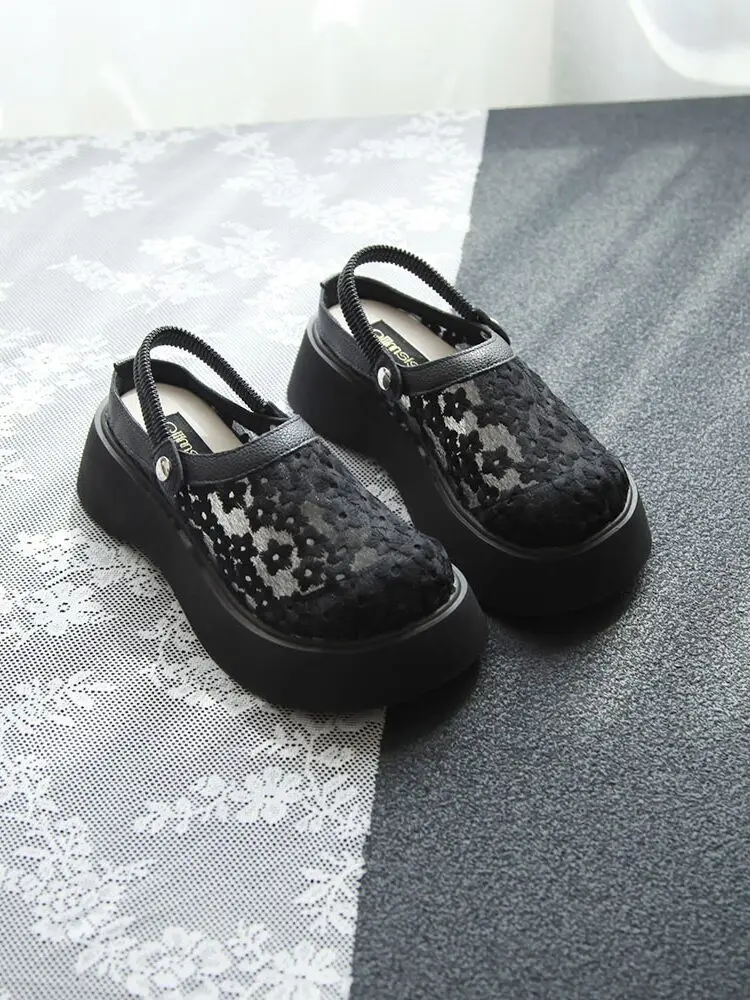 women's-lace-mesh-fishing-net-sandals-head-cover-half-slippers-thick-heel-summer-shoes-sweet-style-hollow-out-fashionable
