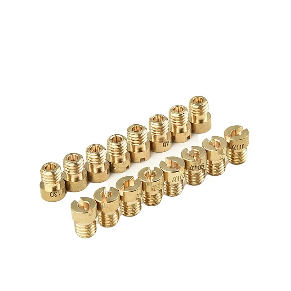 

Pack Of 16pcs Carburetor Main Jet For Keihin-OKO CVK 90, 92, 95, 100, 105, 108-150 Motoforce Carburetor Injector Nozzle