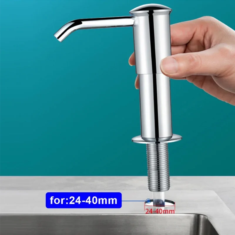 2024 new Soap Dispenser for Kitchen Sink Built in Sink Soap Dispenser Countertop Soap Dispenser Pump kitchen supplies