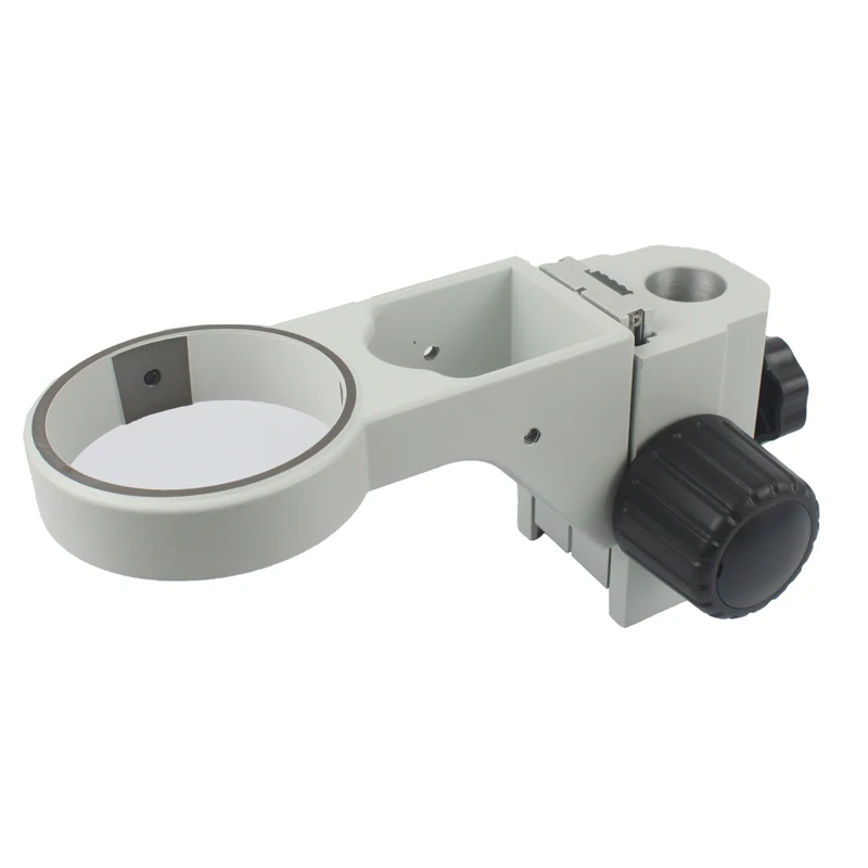 Imagem -03 - Suporte de Focagem Ajustável para Microscópio Trinocular Suporte Zoom Estéreo Zoom Binocular 76 mm Diâmetro