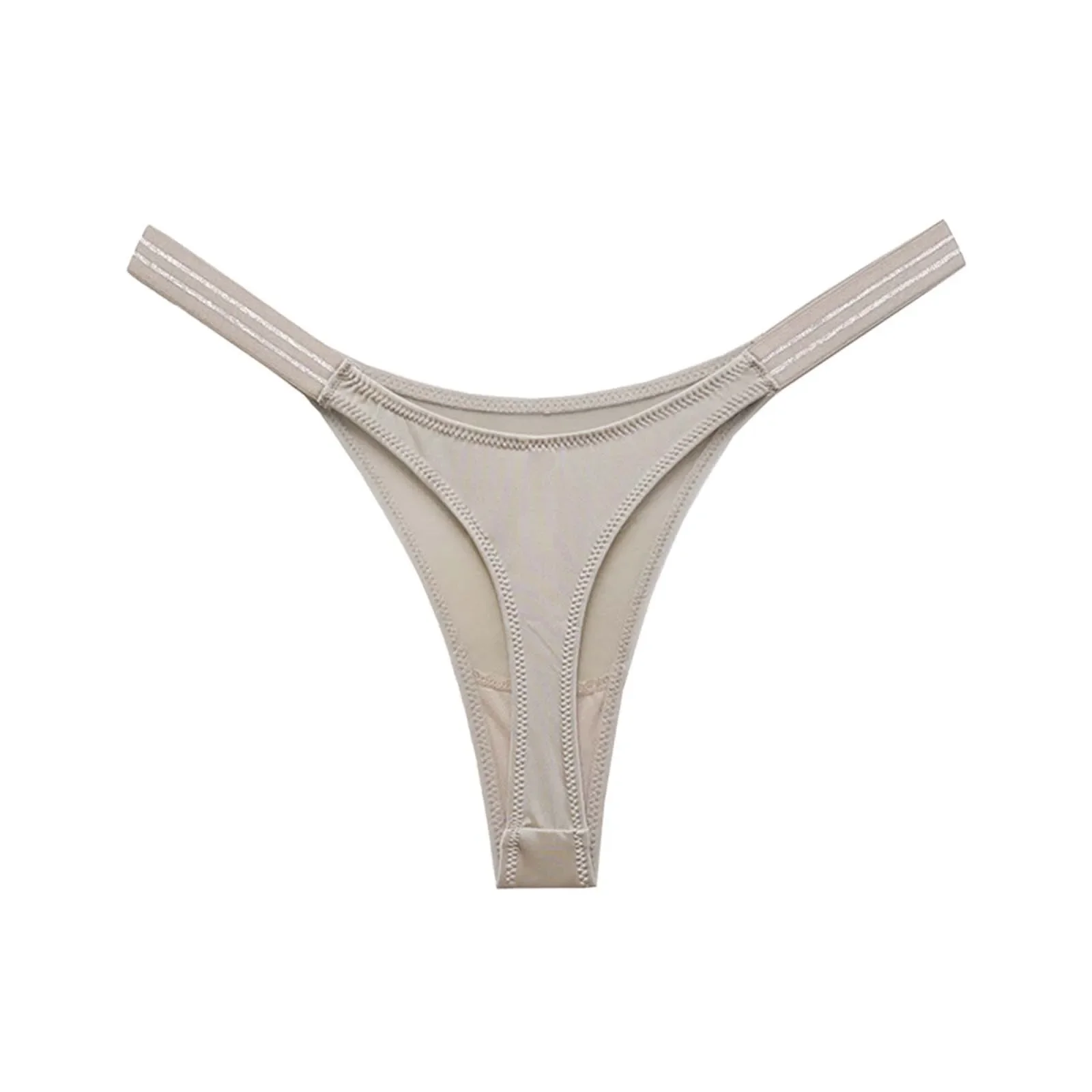 Womens Sexy Lace Panties Seamless Solid Color Thongs Comfortable Low Waist Female Underwear Solid T Back Panties LingerieZOONLYI image 4