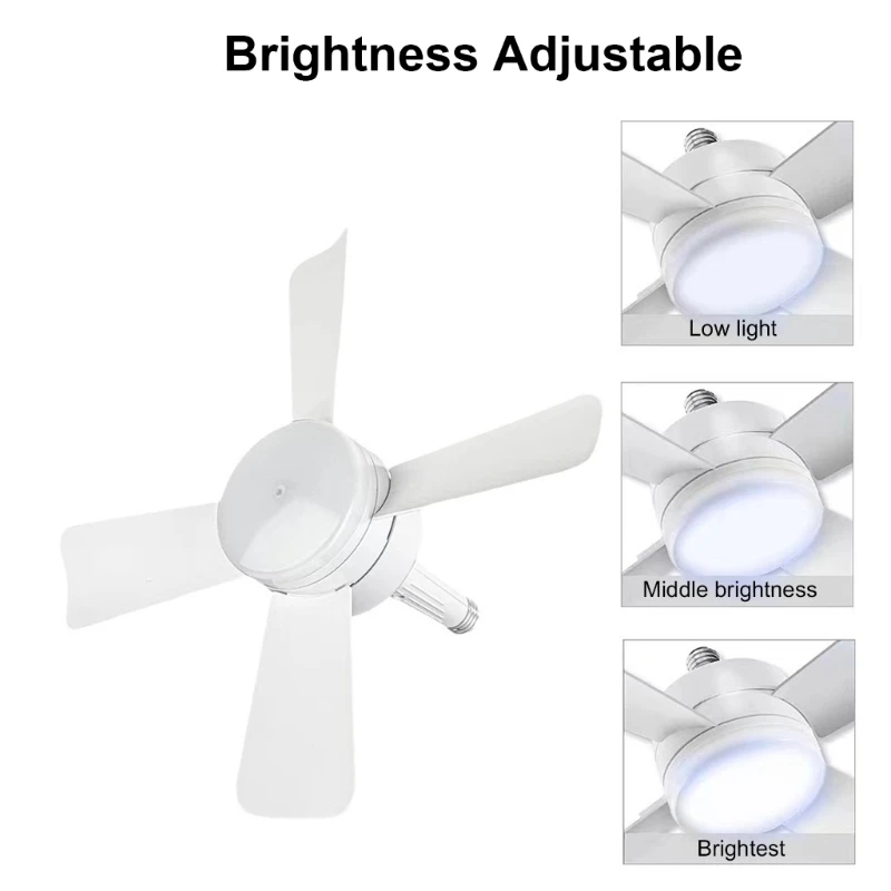 E27 потолочный светильник для гаража, эффективный потолочный вентилятор, практичная светодиодная лампа, вентилятор из подходит