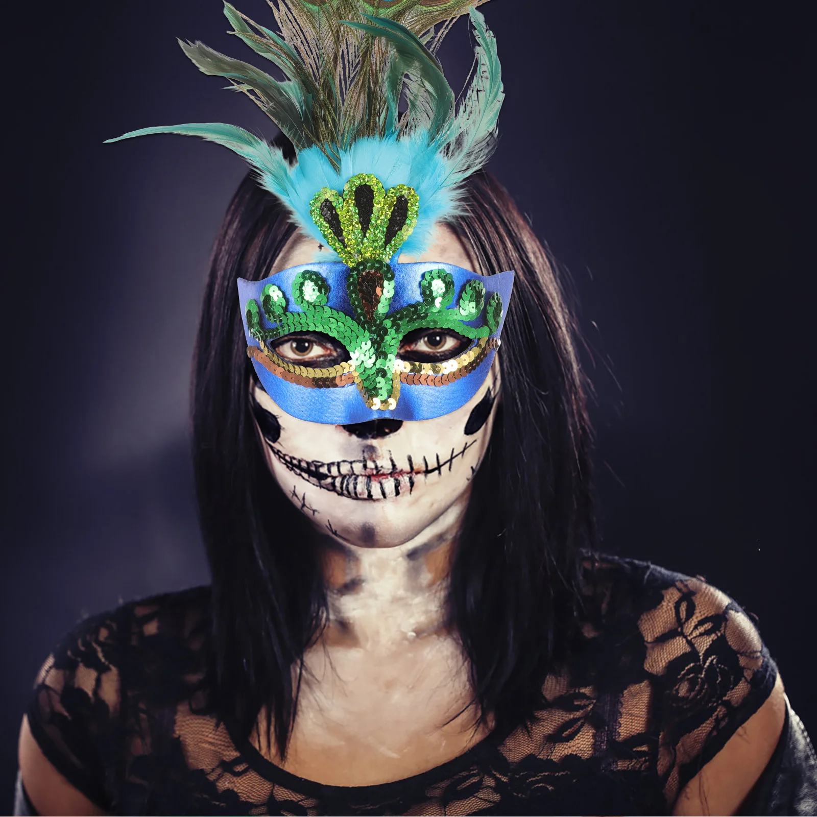 

Masquerade Mask Chic Costume Accessory Cosplay Party Decor Dancing Festival Stage Performance Prop