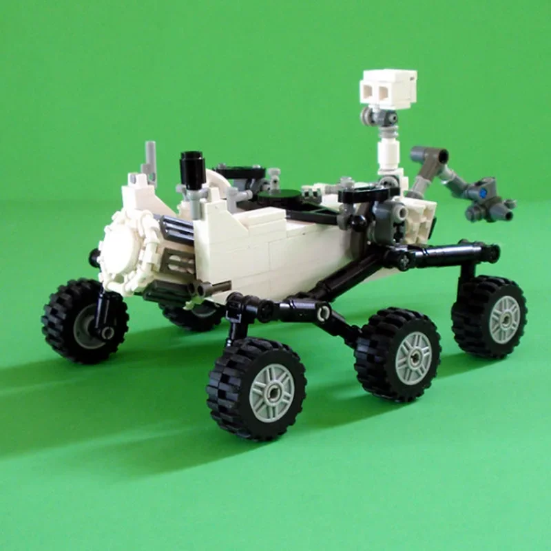 MOC-0271 Space Exploration Mars Rover Building Blocks Kit Mars Science Laboratory pettory Rover Lander Model DIY Kids Toy Gift