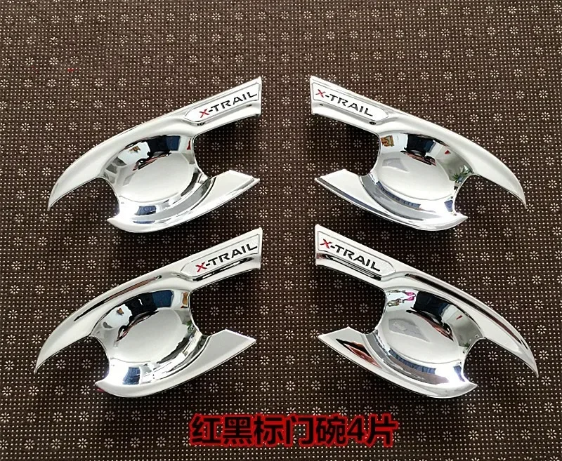 For Nissan X-trail T32 2014-2017 2018 2019 2020 ABS Chrome Car Styling Door Handle Cover Door Handle Bowl Trim  Accessories