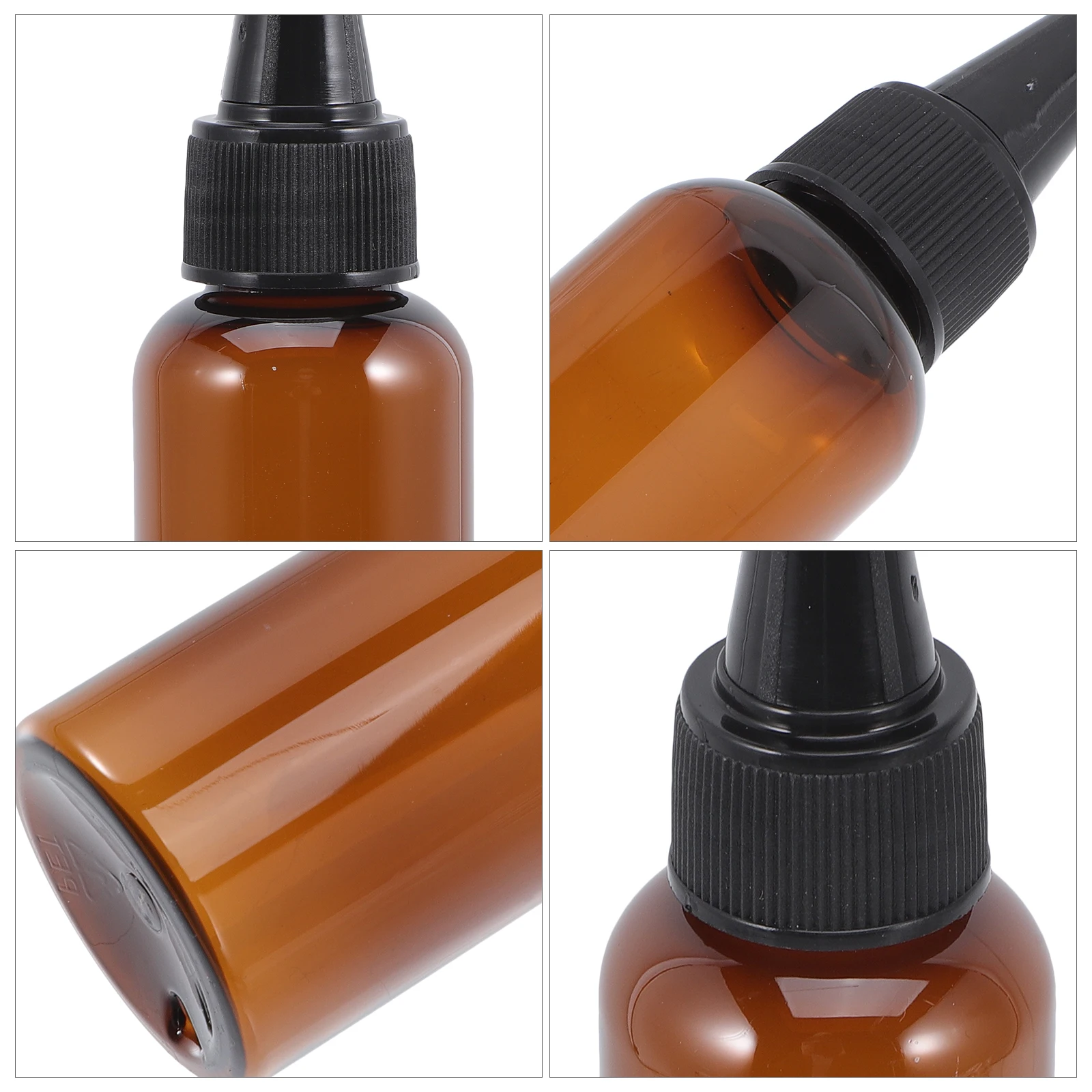 10 قطعة 50 مللي زجاجات زيت صبغ الشعر ضغط قضيب زجاجة للجسم غسول الشامبو مكيف الوشم الحبر قضيب زجاجة