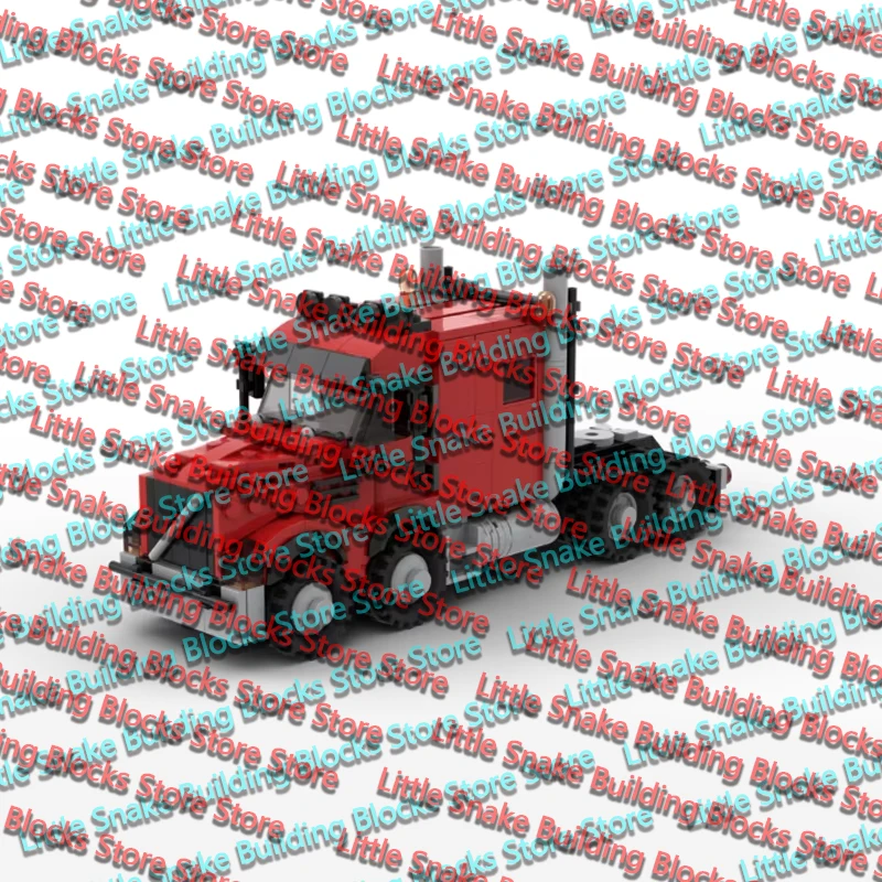 QWERT Speed Racing Car Model MOC Building Brick VNL Twin Steer Truck Modular Technology Holiday Gifts Assemble Toys Suit Display