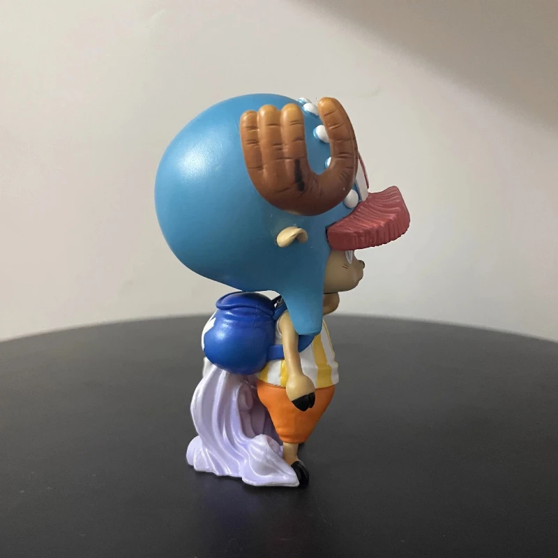 원피스 토니 토니 쵸파 10cm 미니 PVC 피규어 귀여운 애니메이션 GK 모델 정교한 조각 수집용 장난감 데스크탑 장식 작은 선물