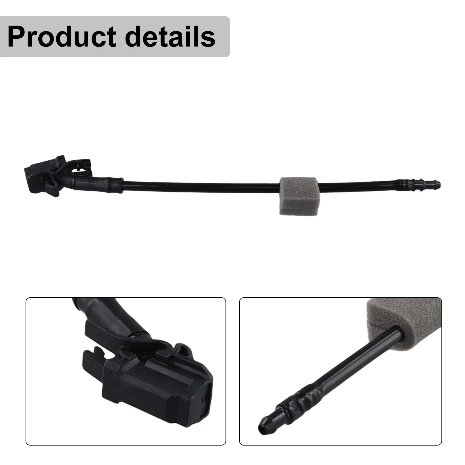 استبدال السيارات كما هو موضح فوهة غسالة الزجاج الأمامي وضع السيارة انحراف القياس اليدوي لا البلاستيك 2017-2021 #5