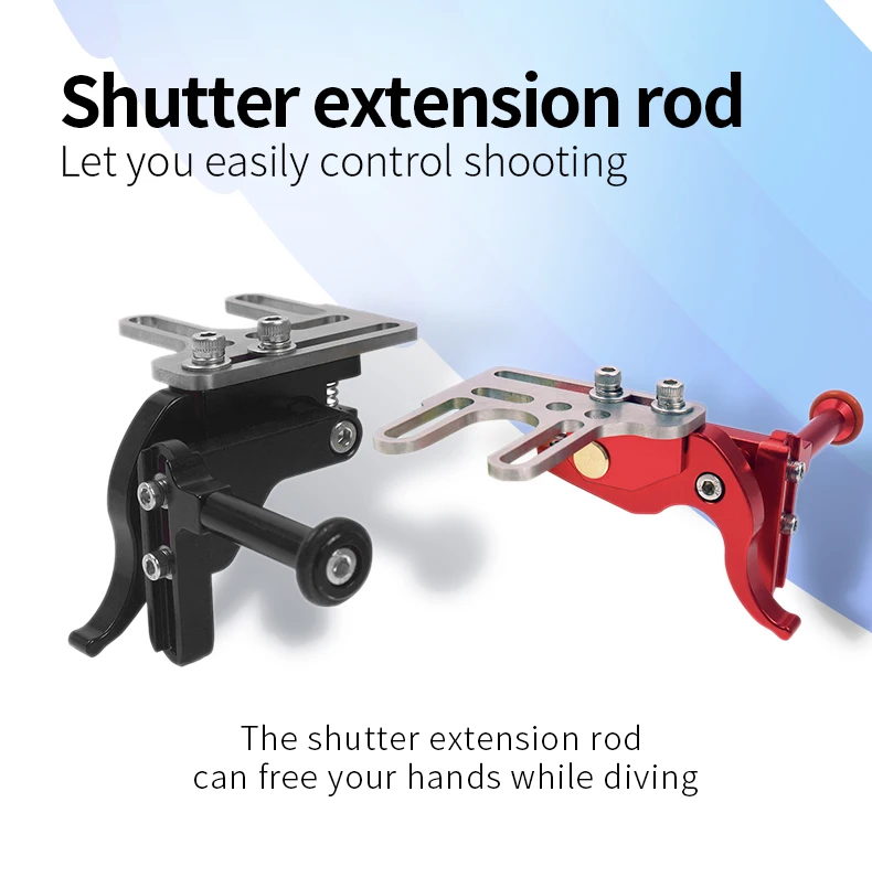 Einstellbare Shutter Trigger Rod Tauchen Kamera Ständer Adapter für TG6 5 Sony RX 100 SLR Kamera Gehäuse Verlängerung Stange Unterwasser Tablett – Detail 24