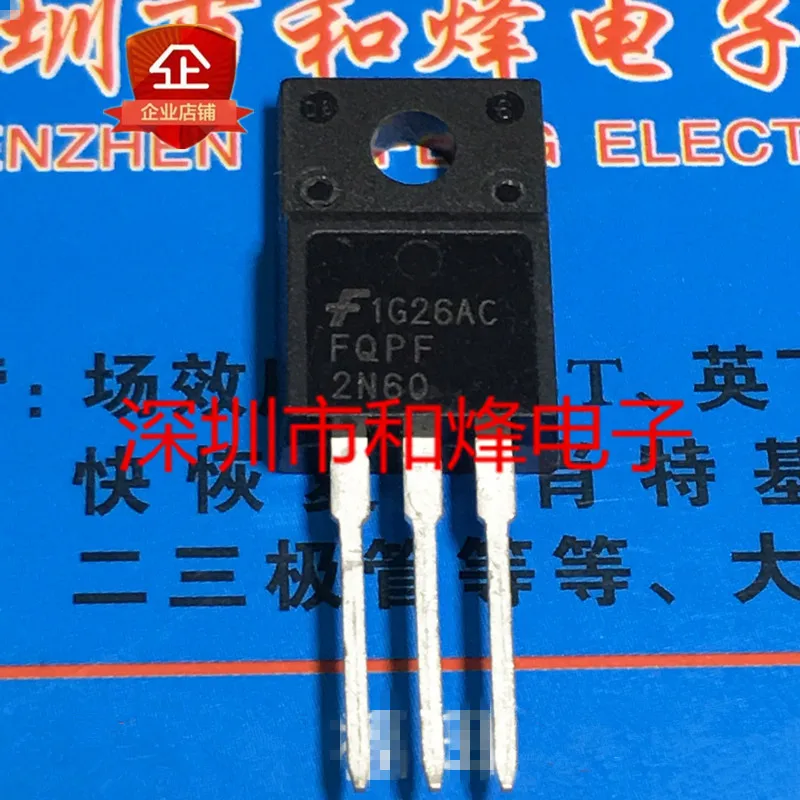 5PCS-10PCS FQPF2N60 TO-220F 1.6A 600V New And Original On Stock