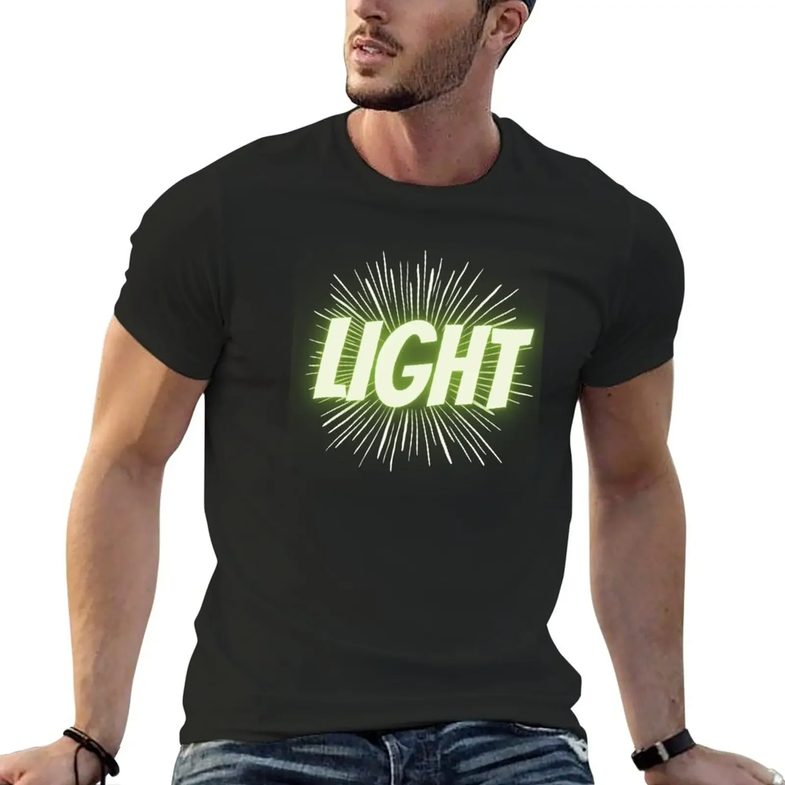 Explosion of the Light T-Shirt designer shirts summer top plus size men clothing