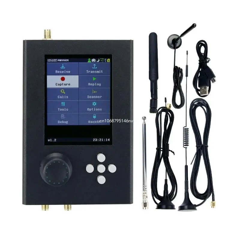 Portapack + +5 Antennas+Data Cable Radio 1MHz-6GHz Metal Case- New Dropship