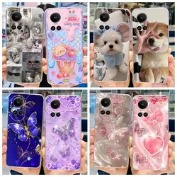 For Oppo Reno10 Pro 5G Casing Luxury Painted Cover Soft Silicone Phone Case For Oppo Reno 10 Pro CPH2525 Back Cover Coque Bumper