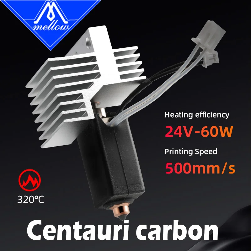 

Mellow All Metal HC Centauri Carbon Hotend Titanium Heat Break Extruder Kit For Upgrade Elegoo Centauri Carbon 3D Printer Parts