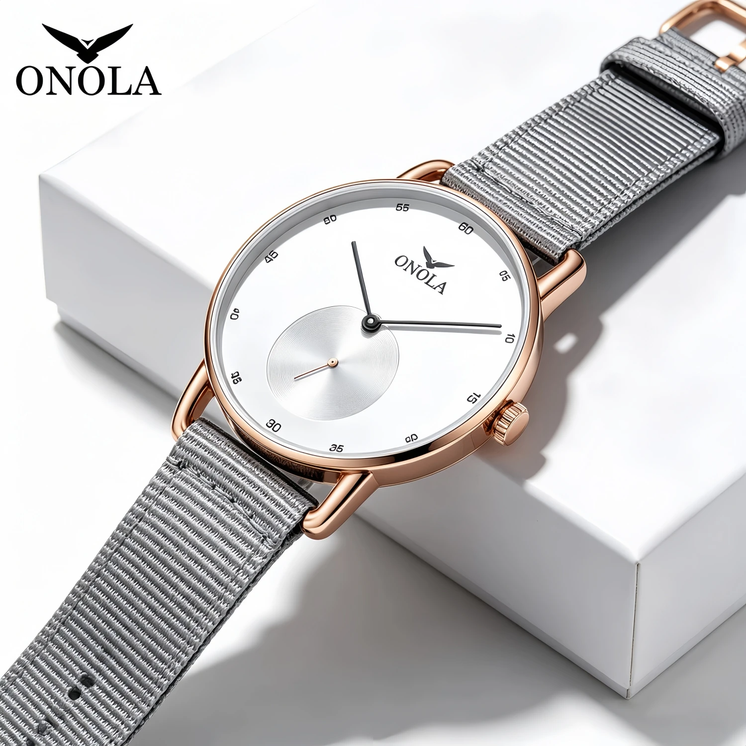ONOLA simple Ultrathin quartz watch men classic luxury brand leather/nylon male watch casual dress waterproof Relogio Masculino